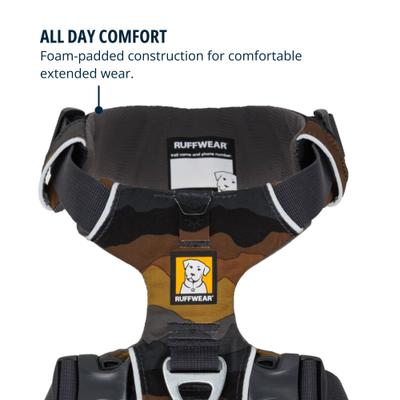 Show full view: Ruffwear Front Range Reflective Front-Clip Dog Harness, Moonlight Mountains, XX-Small: 13 to 17-in chest slide 5 of 10