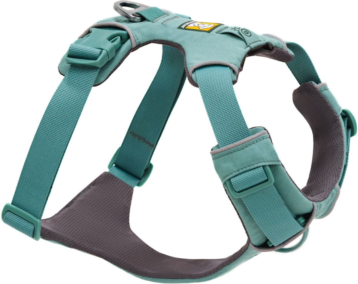Ruffwear Front Range Reflective Front-Clip Dog Harness River Rock Green