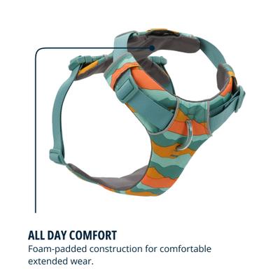 Show full view: Ruffwear Front Range Reflective Front-Clip Dog Harness, Spring Mountains, Large/X-Large: 32 to 42-in chest slide 5 of 10