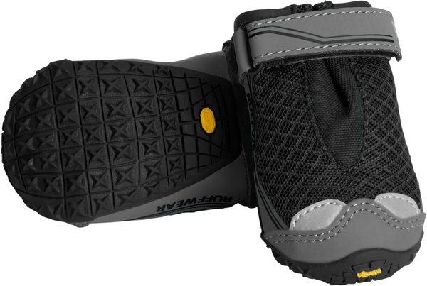 Show full view: Ruffwear Grip Trex Dog Boots, Obsidian Black, 2.25-in, Set of 2 slide 1 of 5