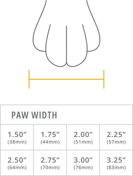 Show full view: Ruffwear Grip Trex Dog Boots, Obsidian Black, 2.25-in, Set of 2 slide 2 of 5