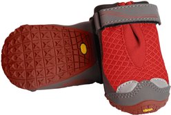 Ruffwear Grip Trex Dog Boots, Red Sumac, 2.50-in, Set of 2 slide 1 of 4