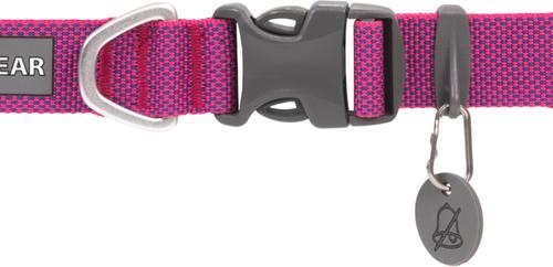 Show full view: Ruffwear Hi & Light Polyester Dog Collar, Alpenglow Pink, 11 to 14-in neck, 0.8-in wide slide 3 of 8