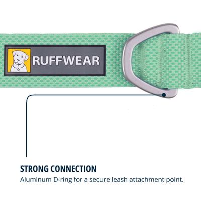 Show full view: Ruffwear Hi & Light Polyester Dog Collar, Sage Green, 14 to 20-in neck, 1-in wide slide 5 of 8