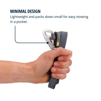 Show full view: Ruffwear Hi & Light Polyethylene Dog Leash, Basalt Gray, 4.5-ft long, 0.78-in wide slide 6 of 6