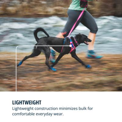 Show full view: Ruffwear Hi & Light Reflective Front-Clip Dog Harness, Alpenglow Pink, Small: 22 to 27-in chest slide 5 of 9
