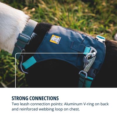 Show full view: Ruffwear Hi & Light Reflective Front-Clip Dog Harness, Basalt Gray, Small: 22 to 27-in chest slide 8 of 9