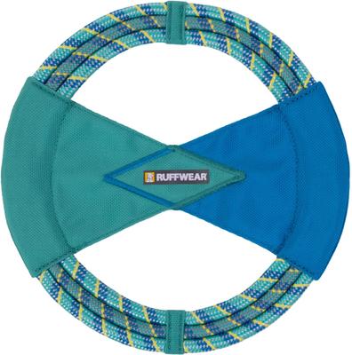 Show full view: Ruffwear Pacific Ring Dog Toy, Aurora Teal slide 3 of 5