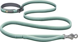 Ruffwear Roamer Polyester Running Traffic-Handle Dog Leash, River Rock Green, 12-ft long, 1-in wide
