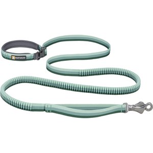 Ruffwear Roamer Polyester Running Traffic-Handle Dog Leash, River Rock Green, 12-ft long, 1-in wide