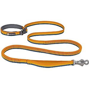 Ruffwear Roamer Polyester Running Traffic-Handle Dog Leash, Yellow Snow, 12-ft long, 1-in wide