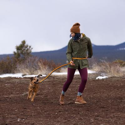 Show full view: Ruffwear Roamer Polyester Running Traffic-Handle Dog Leash, Yellow Snow, 12-ft long, 1-in wide slide 4 of 8