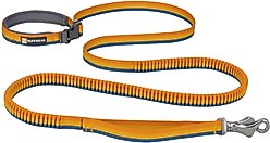 Ruffwear Roamer Polyester Running Traffic-Handle Dog Leash, Yellow Snow, 7-ft long, 1-in wide