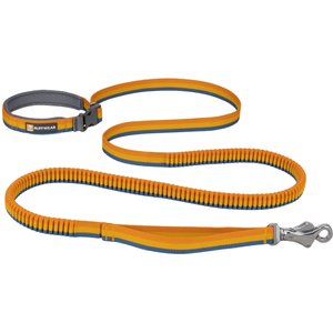 Ruffwear Roamer Polyester Running Traffic-Handle Dog Leash, Yellow Snow, 7-ft long, 1-in wide