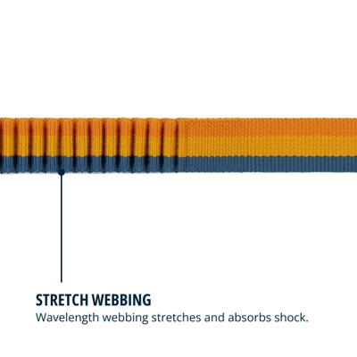 Show full view: Ruffwear Roamer Polyester Running Traffic-Handle Dog Leash, Yellow Snow, 7-ft long, 1-in wide slide 5 of 8