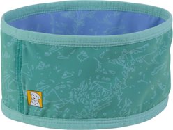 Ruffwear Swamp Cooler Dog Neck Gaiter, Aurora Teal / Heliotrope Purple, Large