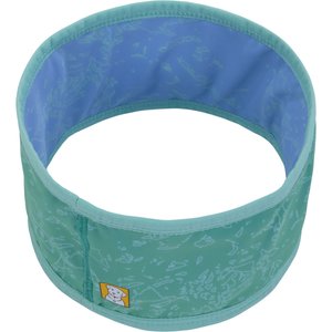 Ruffwear Swamp Cooler Dog Neck Gaiter, Aurora Teal / Heliotrope Purple, Large