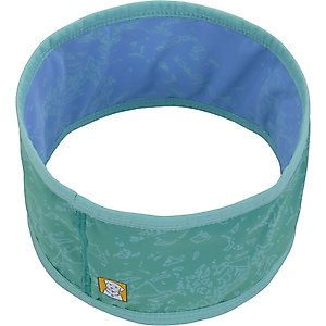 Ruffwear Swamp Cooler Dog Neck Gaiter, Aurora Teal / Heliotrope Purple, Medium