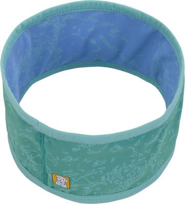 Show full view: Ruffwear Swamp Cooler Dog Neck Gaiter, Aurora Teal / Heliotrope Purple, Small slide 4 of 5