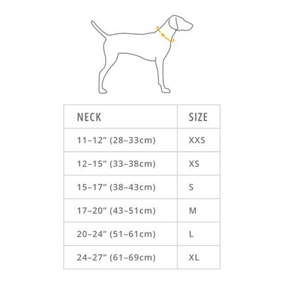 Show full view: Ruffwear Swamp Cooler Dog Neck Gaiter, Aurora Teal / Heliotrope Purple, Small slide 3 of 5