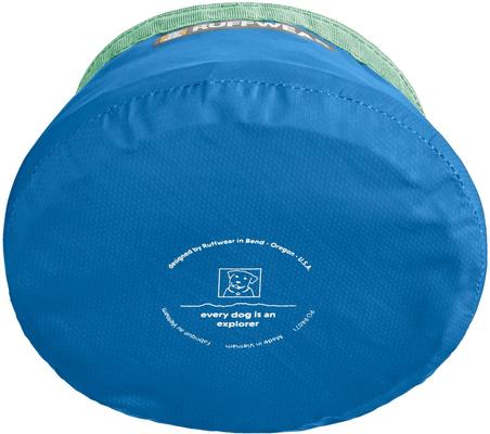 Show full view: Ruffwear Trail Runner Nylon Dog Bowl, Blue Pool, 4.2-cup slide 6 of 9