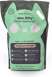 Rufus & Coco Wee Kitty Eco Plant Unscented Clumping Tofu Cat Litter, 8.8-lb bag