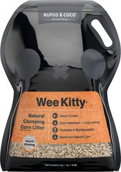Rufus & Coco Wee Kitty Unscented Clumping Corn Cat Litter, 8.8-lb bag
