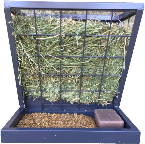 Rugged Ranch 3-in-1 Hanging Sheep & Goat Feeder