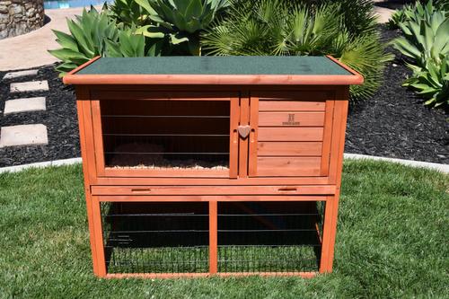 Show full view: Rugged Ranch Bunny Cottage 2 Story Small Pet Habitat slide 1 of 3