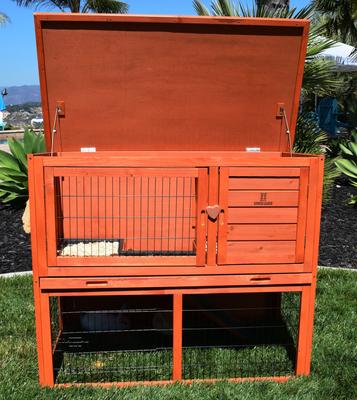 Show full view: Rugged Ranch Bunny Cottage 2 Story Small Pet Habitat slide 2 of 3