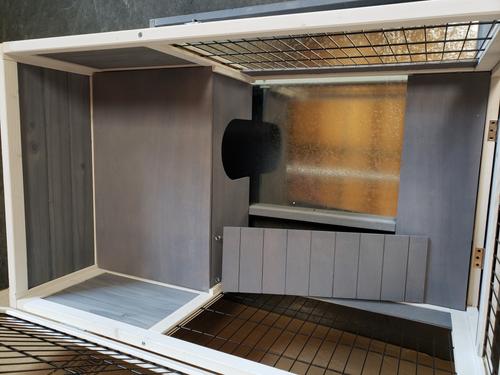 Show full view: Rugged Ranch Bunny Shack Small Pet Habitat, White slide 3 of 3