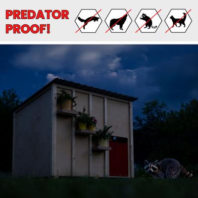 Show full view: Run Chicken Automatic Turkey Coop Door with Timer, Giant Red slide 4 of 10