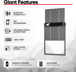 Run Chicken Door Opener GIANT Automatic Turkey Coop Accessory, Gray slide 2 of 7