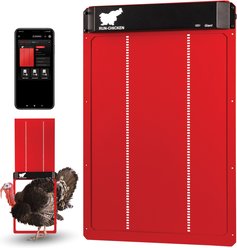 Run Chicken Door Opener GIANT Automatic Turkey Coop Accessory, Red slide 1 of 7