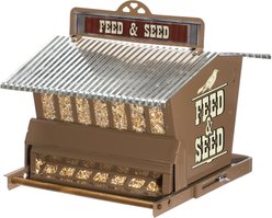Rustic Farmhouse Absolute Feedb & Seed Squirrel-Resistant Wild Bird Feeder, 15-lb