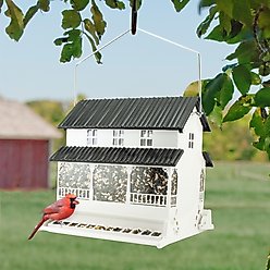 Rustic Farmhouse Absolute White Farmhouse Squirrel-Resistant Wild Bird feeder, 13-lb slide 2 of 2