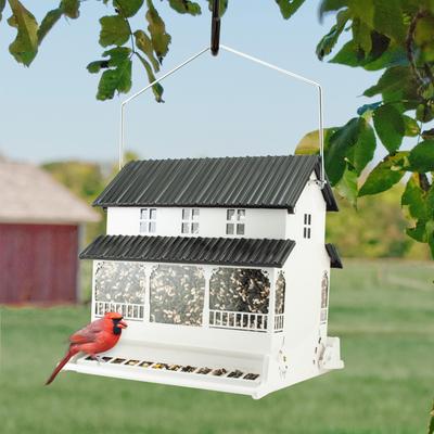 Show full view: Rustic Farmhouse Absolute White Farmhouse Squirrel-Resistant Wild Bird feeder, 13-lb slide 2 of 2