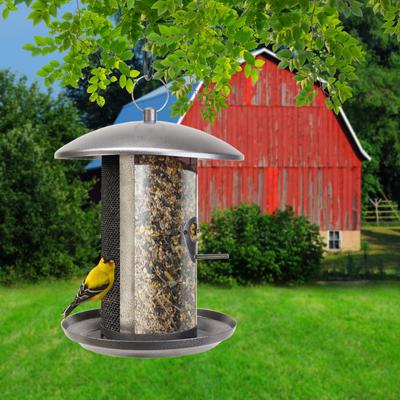 Show full view: Rustic Farmhouse Galvanized Combo Dual Mixed Seed Wild Bird Feeders slide 3 of 3
