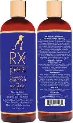 Show full view: RX 4 Pets Dog & Cat Skin Irritation Shampoo & Conditioner, 16-fl oz bottle slide 7 of 10