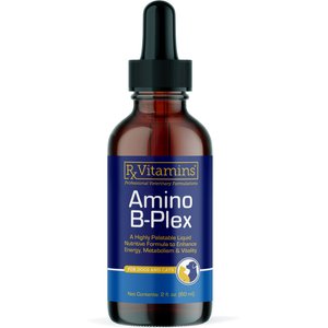Rx Vitamins Amino B-Plex Liquid Nutritional Supplement for Cats & Dogs, 2-fl oz bottle