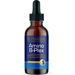 Rx Vitamins Amino B-Plex Liquid Nutritional Supplement for Cats & Dogs, 4-fl oz bottle