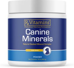 Rx Vitamins Canine Minerals Powder Supplement for Dogs, 454-g jar
