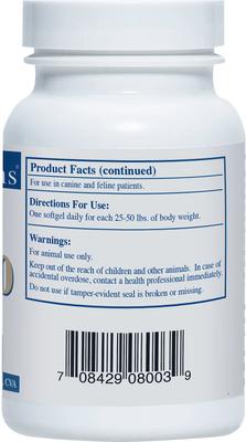 Show full view: Rx Vitamins CoQ10 30 Softgels Heart Supplement for Cats & Dogs, 30 count slide 4 of 8