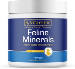 Rx Vitamins Feline Minerals Powder Supplement for Cats, 227-g jar