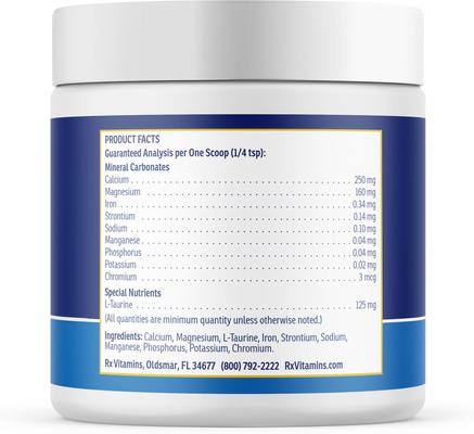 Show full view: Rx Vitamins Feline Minerals Powder Supplement for Cats, 227-g jar slide 3 of 9