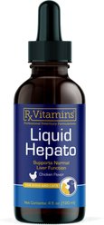 Rx Vitamins Hepato Chicken Flavored Liquid Liver Supplement for Cats & Dogs, 4-fl oz bottle