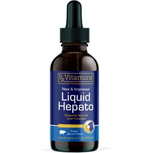 Rx Vitamins Hepato Liquid Liver Supplement for Cats & Dogs, 4-fl oz bottle