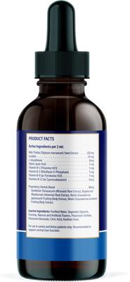 Show full view: Rx Vitamins Hepato Liquid Liver Supplement for Cats & Dogs, 4-fl oz bottle slide 4 of 7