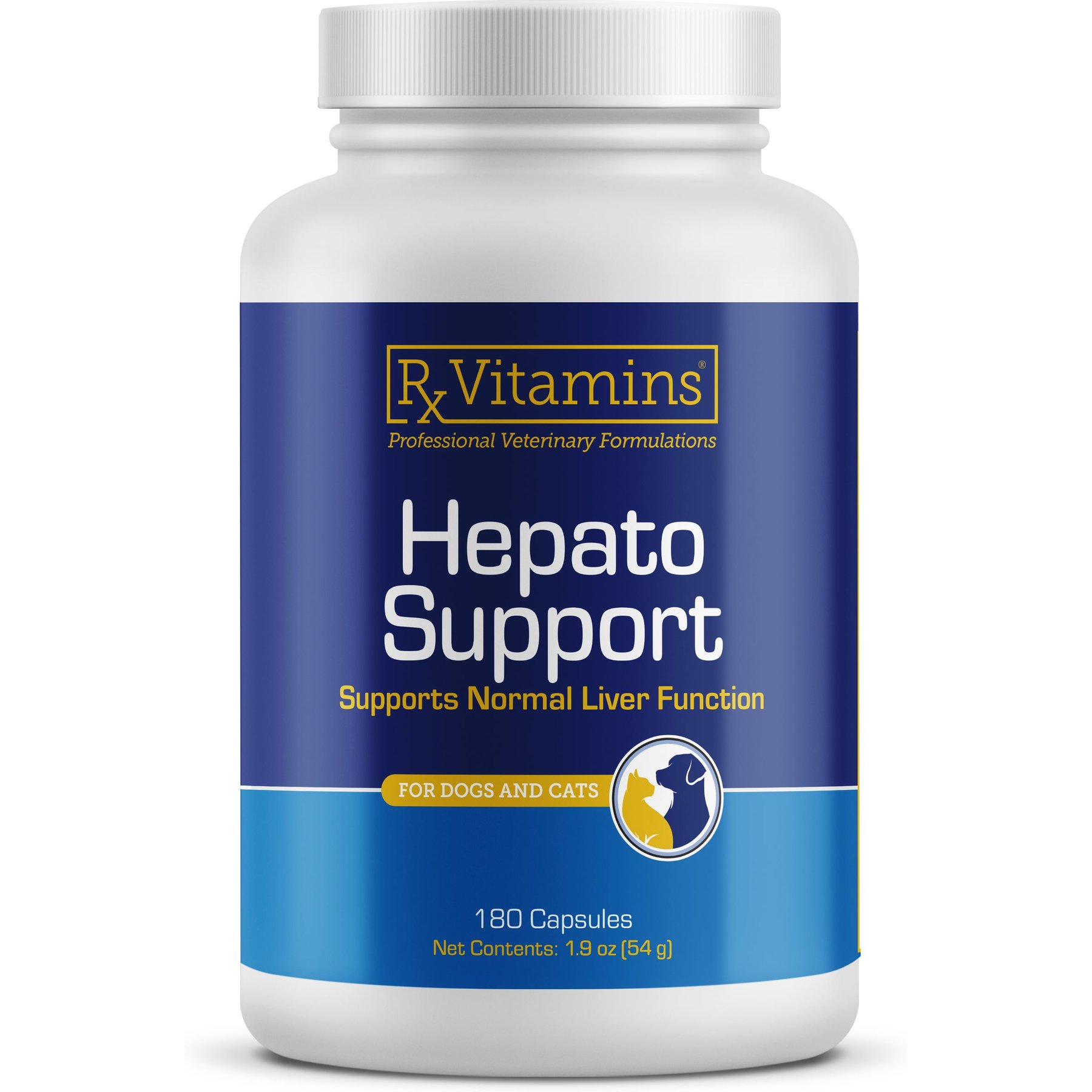 Rx Vitamins Hepato Support Liver Supplement for Cats & Dogs, 180 count