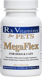 Rx Vitamins MegaFlex Capsules Joint Supplement for Cats & Dogs, 600 count